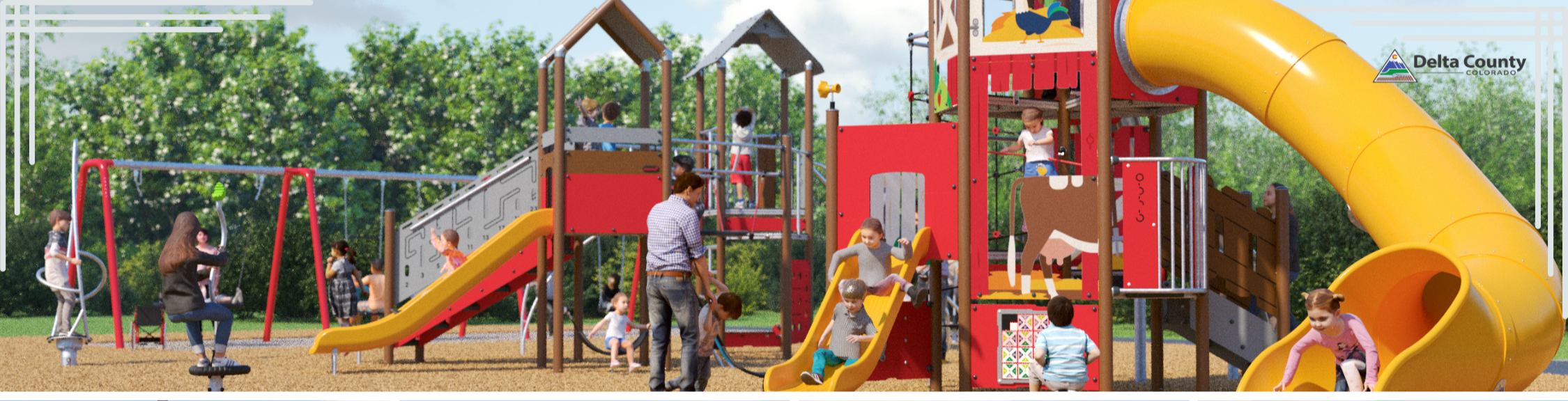 Fairgrounds Playground Equip. Poster