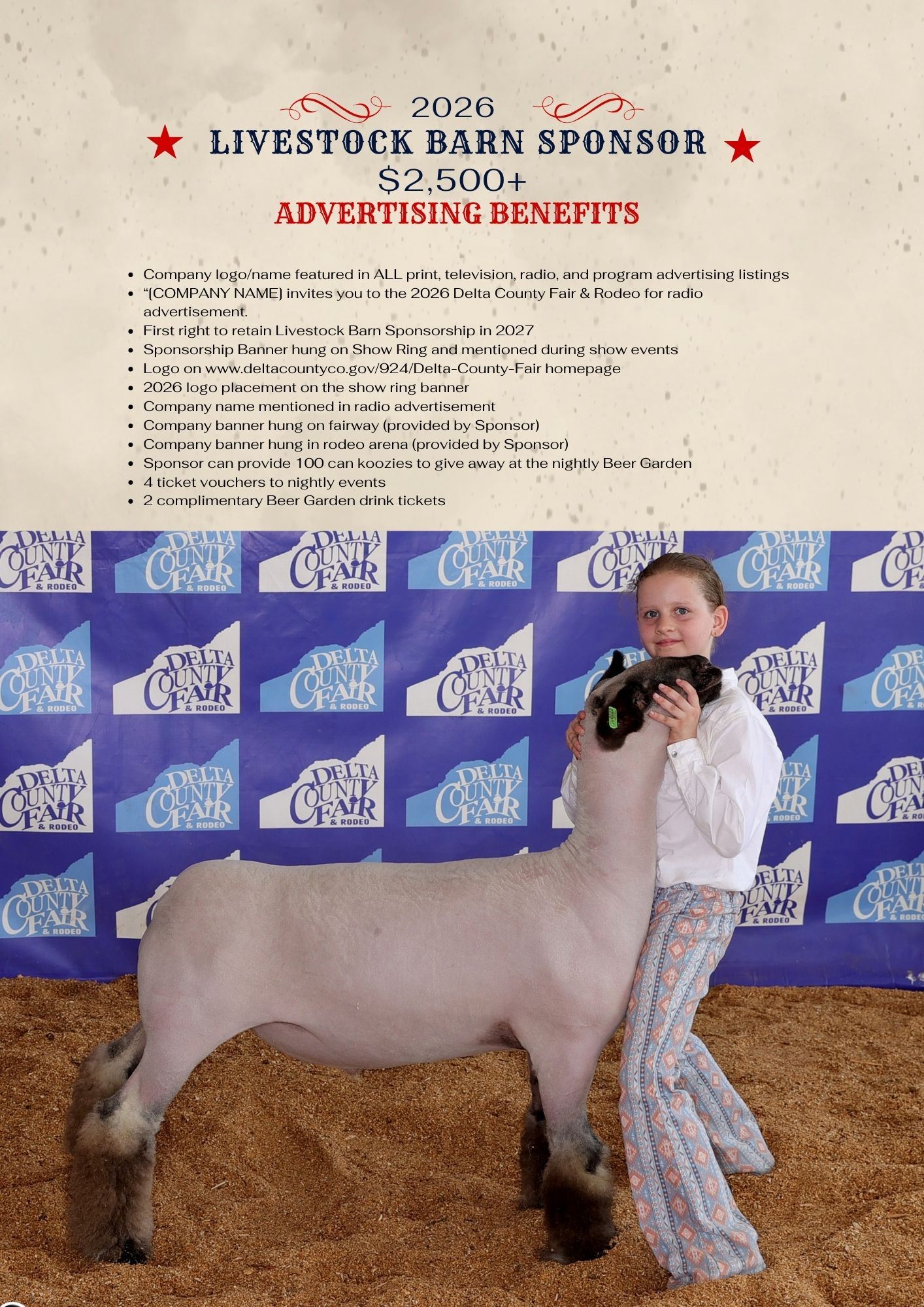 Livestock Barn Sponsor Information