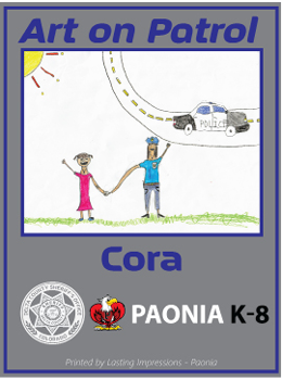 Winning artwork by Cora at Paonia K8